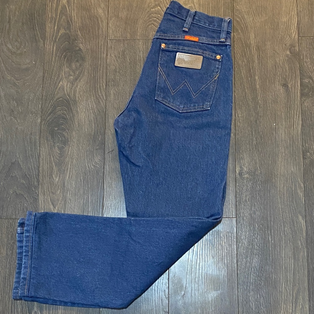 Wrangler Cowgirl Cut Dark Blue Jeans